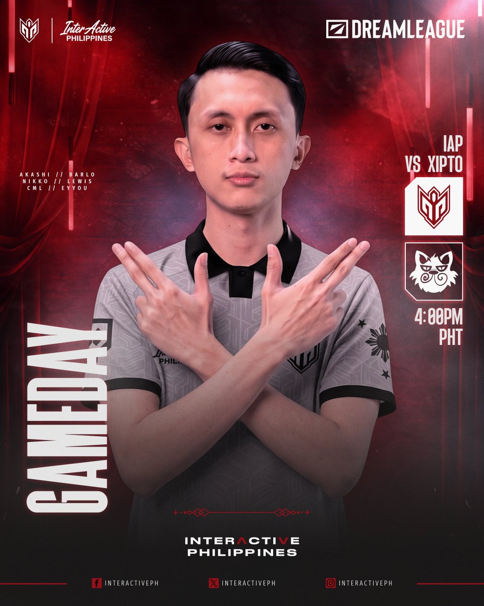 InteractivePH's tweet photo. It's time na kaya? Babawian na natin to LFG!

🇵🇭IAP 🥊 XIPTO┃⏳ 4:00PM PHT┃BO3

#IAPBeast #DreamLeague30 #SEAQualifiers
#ESLProTour https://t.co/AfqKjEaEGk