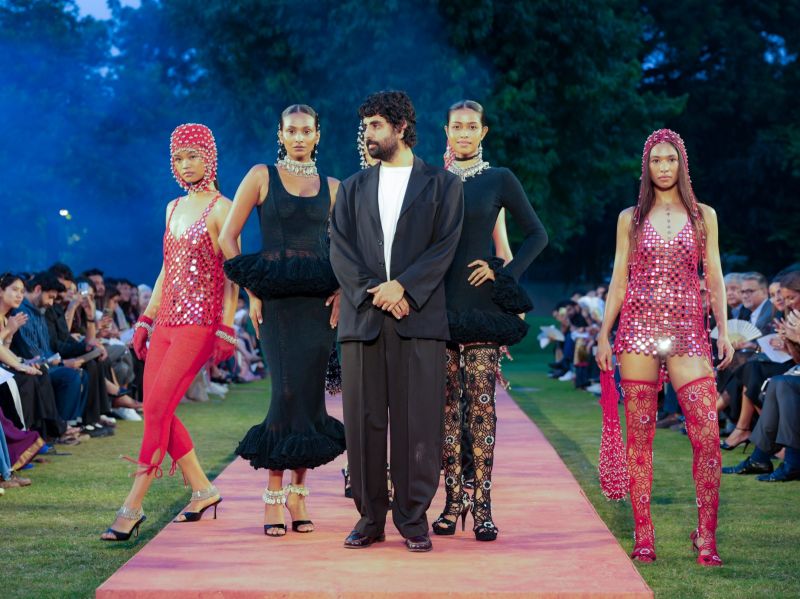 thierry_mathou's tweet photo. Delighted to mark the India launch of Kering Generation Award alongside R|Elan Circular Design Challenge fashion show during #DelhiFashionWeek
In 🇮🇳🇫🇷YearOfInnovation2026, such initiatives show France’s commitment to nurturing emerging talent &amp; advancing more sustainable fashion. https://t.co/GwKkL6nLQr