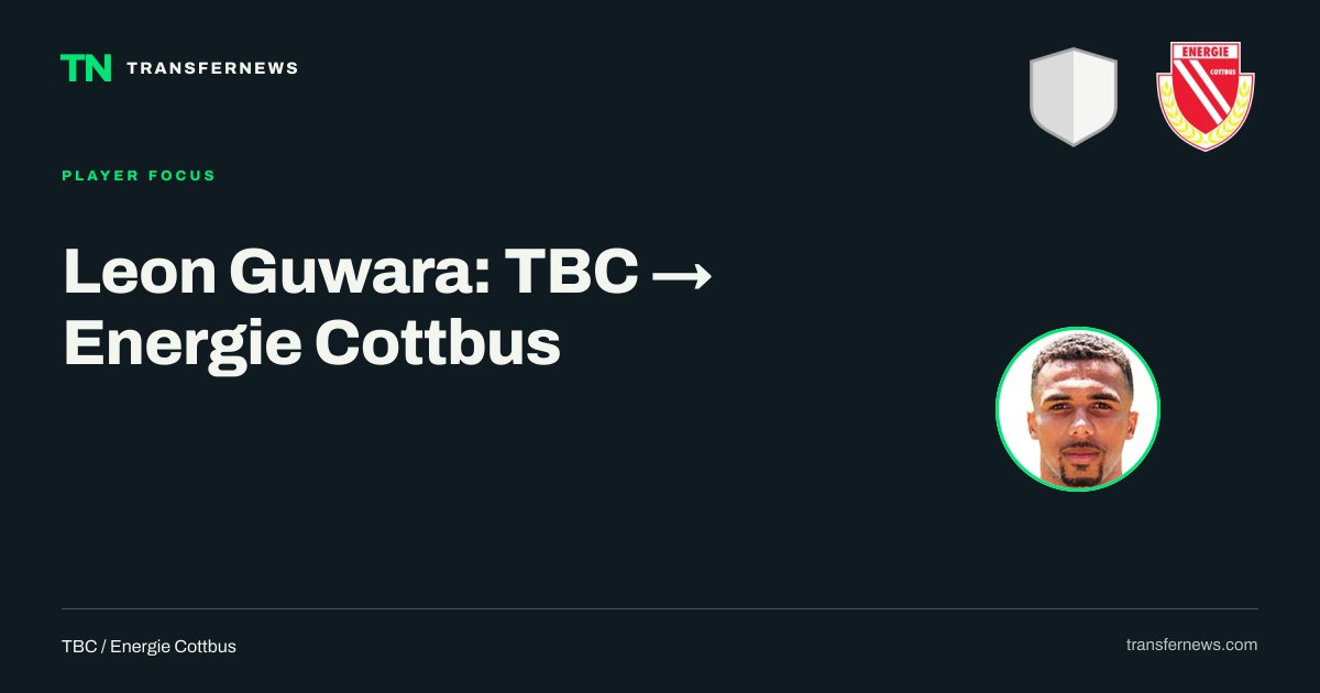 transfernewsweb's tweet photo. Leon Guwara has completed a permanent move to Energie Cottbus, per sportmonks football feed. The defender joins the club following his time at TBC. ⚽ #EnergieCottbus #TransferNews https://t.co/qqpXa9CLPB