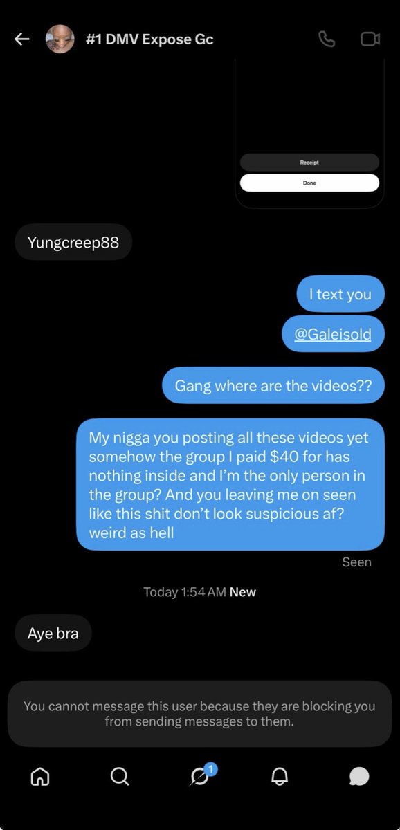 YungcreepScam's tweet photo. @exposepagedmv He scams yall be careful https://t.co/C0zhBxkeRm