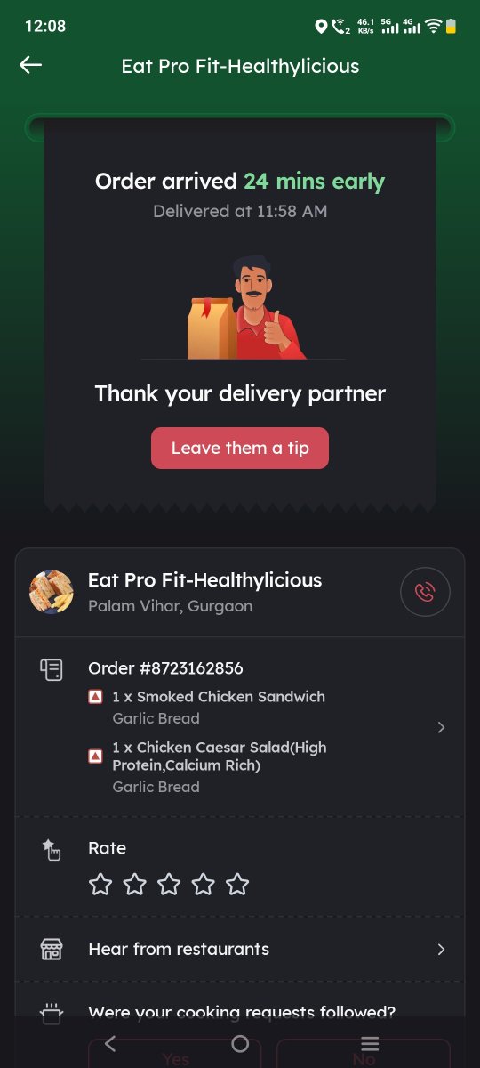 sonal_galchar's tweet photo. Hey @zomatocares , you delivered rotten, foul-smelling chicken and spoiled salad from Eat Pro Fit Healthylicious  worth ₹682. Hiding behind an "intermediary" excuse to deny a refund for hazardous food is shameful. Formal NCH Docket registered: 10416023. Fix this!@jagograhakjago https://t.co/7LGVlKZeNG