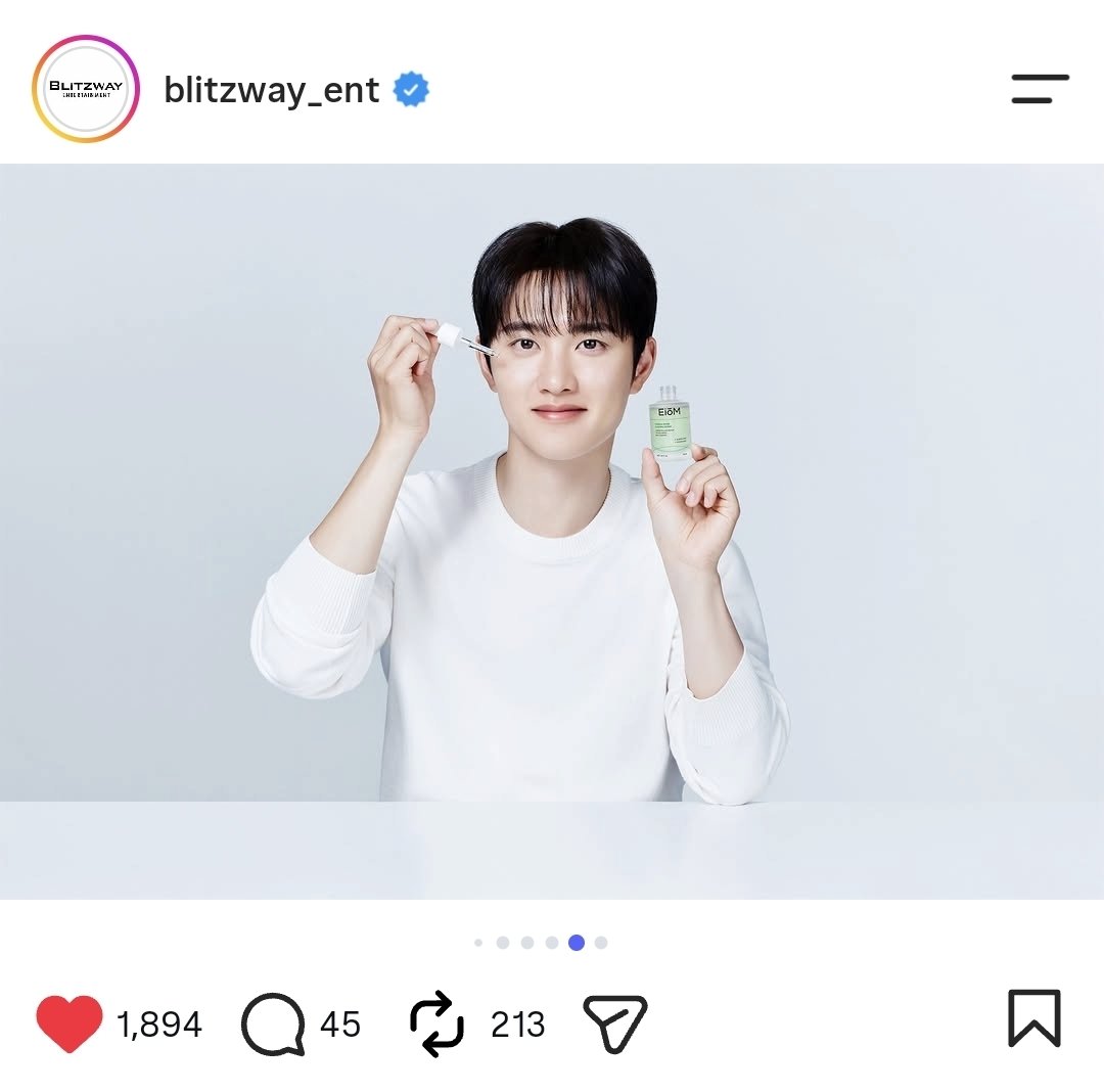 DODBBONG's tweet photo. blitzway_ent 인스타그램
https://t.co/4hemSX9kTk

도경수 x 이옴(EIOM)
이옴의 새 얼굴 도경수💚
'피부를 바라보는 새로운 관점'

좋댓ㄱㄱ

#도경수 #디오 #KYUNGSOO #ギョンス https://t.co/Q0qvOQS5Tz