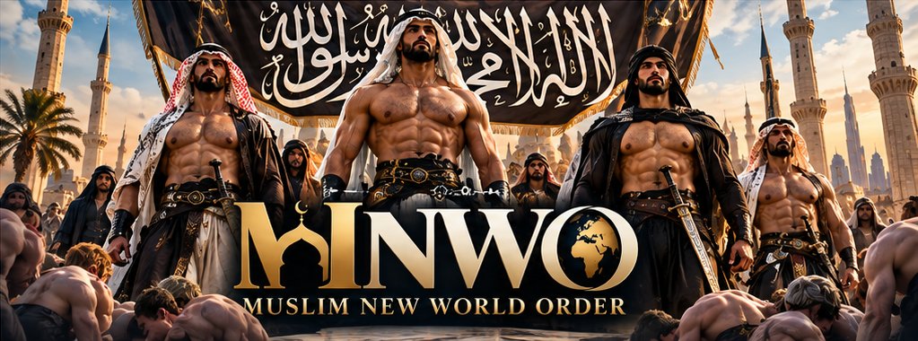CapitalCDump's tweet photo. Retweet if you are white and ready to kneel in total submission and be enslaved by our superior Muslim masters. #MNWO #muslimsupremacy #muslimsuperiority #whiteinferiority #whitedefeat #whitesurrender https://t.co/1IK0LoGsGV