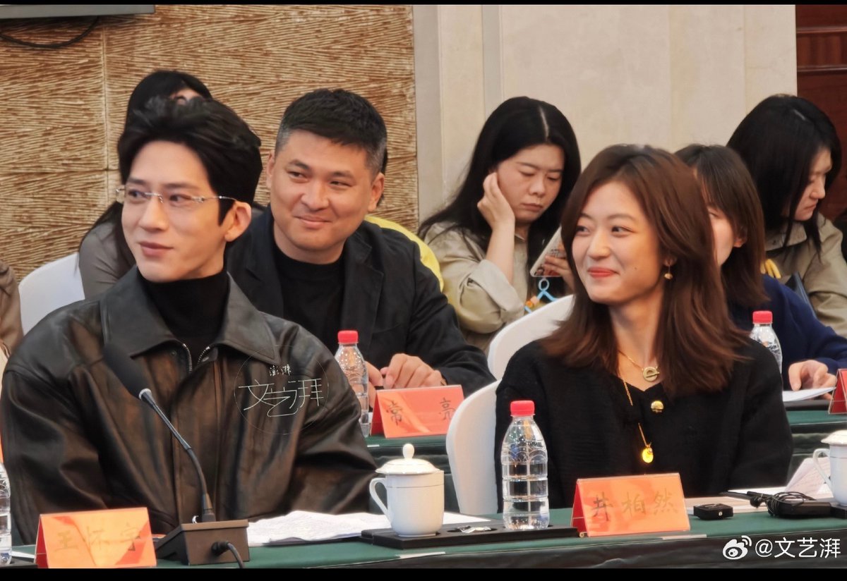C_DramaFile's tweet photo. #JingBoran and #SunQian reunited at the #TheEarlySpring seminar in Beijing today! https://t.co/vTQchn6gZg