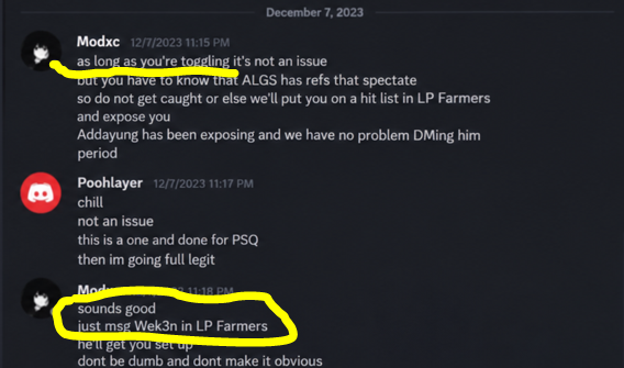 Anonymo91299122's tweet photo. So @sweetdreams says @PanicApexx is cheating in a clip from 3 years ago under a alias "poohlayer" and I got screenshot proof of Panic buying cheats before PSQ.  Panic was a part of LP Farmers, a arena/br pred boosting cord. @ZeusOfAimAssist You were right all along HAHA https://t.co/fMcJ08Rb2z