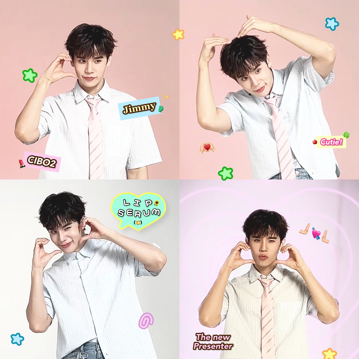 pararimmm0622's tweet photo. The cutest presenter ever ᯓ★

#CIBIO2 #CIBIO2LIPSERUM  
⭐️ — ( #CIBIO2xJIMMY #jimmyyjp ) https://t.co/mULnVbUFK1