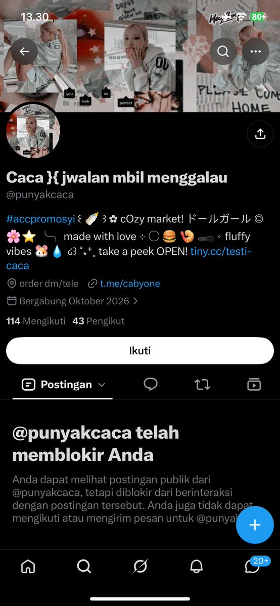 sassybtchy_'s tweet photo. UPP ❗️❗️❗️ @punyakcaca 
jangan sampee tenggelem, korbannya udh banyakkk, jangan mau klo diajak mutualan ma ni akun scamm, bikin akun cmn buat nipuuu, miriss 
TANDAIN ID QRISNYAA, kabarin guyss kalo ada infoo lain

#penipu #scam #zonabu #zonauang #zonaba https://t.co/IczGAd7kYg