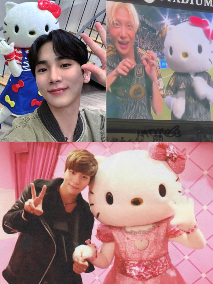 jonghyyun's tweet photo. jongtaekey and hello kitty ❤️🎀 https://t.co/e4WoWB1xgC
