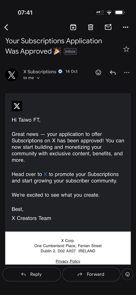 TaiwoFTX's tweet photo. Woke up to this great news. https://t.co/TPHOcEZogi
