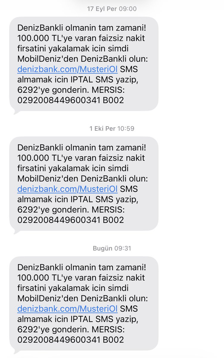 burhanaydnn's tweet photo. Her seferinde aynı mesajı atıp daha sonra mobilden süreç ilerlemiyor falan fistan diyorsunuz, gidip bi kendi sürecinizi düzeltin sonra mesaj atarsınız. Müşterisiz kampanya mı bu ne @DenizBank https://t.co/vT1xUckCDS