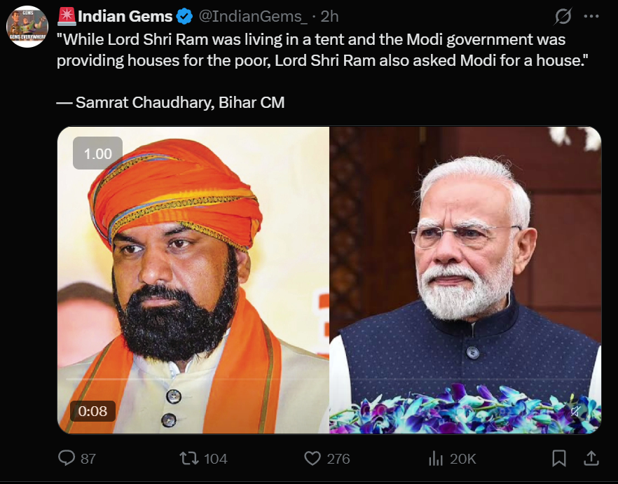 vardhanax's tweet photo. Ab Modi Ji Aap sabko Kitna Hint de ? https://t.co/vHVmruLoOY