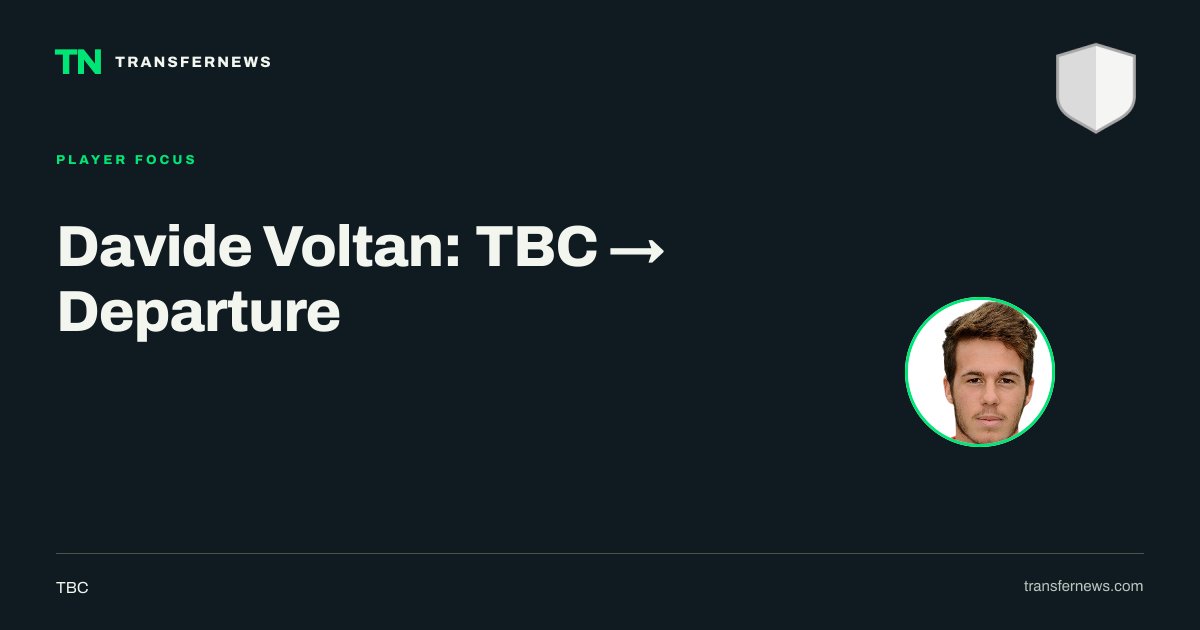 transfernewsweb's tweet photo. Davide Voltan has completed a permanent departure from TBC, according to reports from Sportmonks. The transfer is now finalized. ⚽ #DavideVoltan #TransferNews https://t.co/QsSPb57Hbg