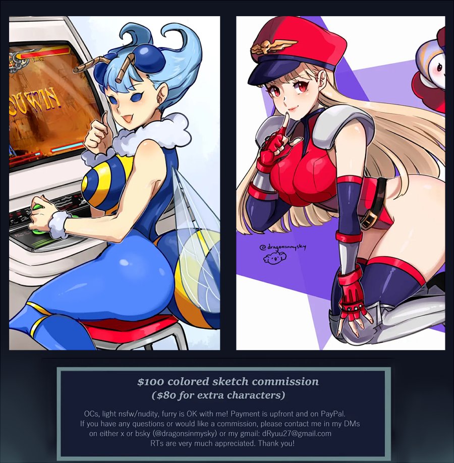 dragonsinmysky's tweet photo. im opening a few slots! payment is upfront and through PayPal. if you're interested or have any questions, please contact me here or my email dRyuu27@gmail.com
thank you!! https://t.co/fQ1LtczBrF
