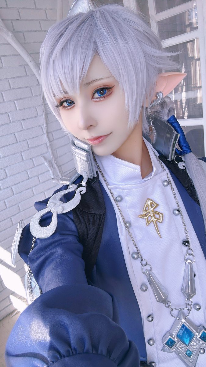 necomimi_cos's tweet photo. 今日はアルフィノ〜🙌✨
男装久し振り〜😉💕
#なにわの暁月20261015 https://t.co/hgNC0hsLjf