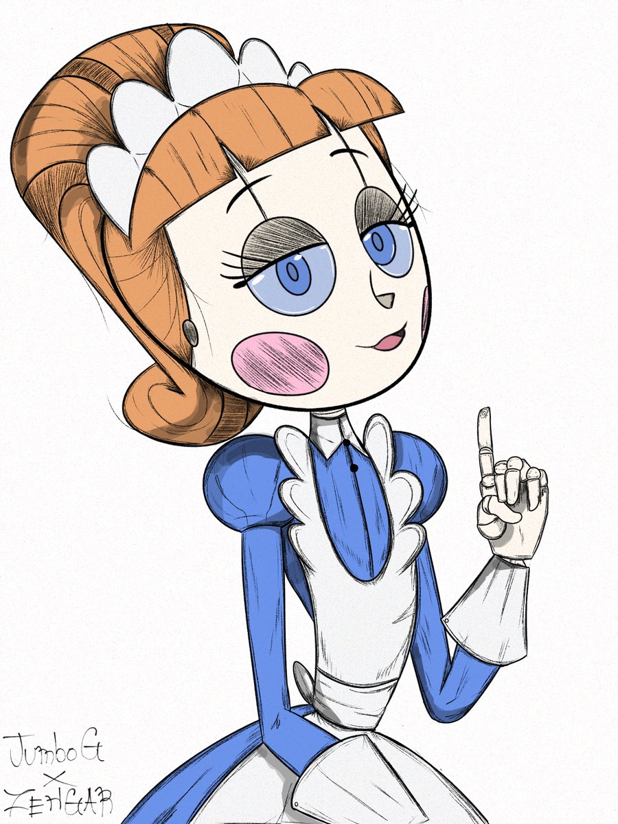 f4ck33r's tweet photo. Molly art Collab with @JumboGNandroids 
#emmytherobot https://t.co/oP09UoUFhL
