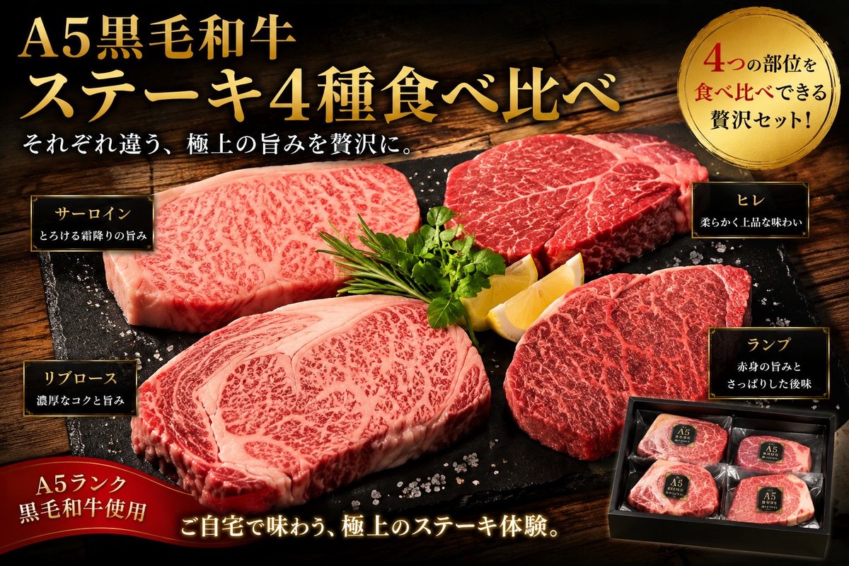 wagyu_tkm__'s tweet photo. 🍖ご褒美グルメ企画

今日は少し特別な、
ステーキディナーを。

『A5ランク 黒毛和牛 ステーキ4種セット（サーロイン・リブロース・ヒレ・ランプ／4枚）』

🌟 2名様にプレゼント

💌 当選結果はDMにてご案内します。

応募はこちら👇

①フォロー
②いいね❤️＆リポスト🔁

📅 応募締切：48時間限定 https://t.co/1NNL9XIJLF