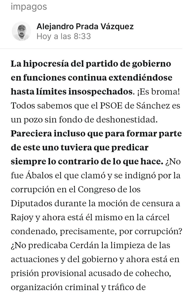 PRADA_VAZQ's tweet photo. Nuevo artículo: «La vivienda es un mal negocio electoral para Sánchez». Montse Mínguez y Óscar López ponen de relieve toda la hipocresía del gobierno en materia de vivienda.

¡Suscríbete gratis y lee el artículo completo! 👇🏻
https://t.co/djRTNfIlke https://t.co/H2wSqvp0hN