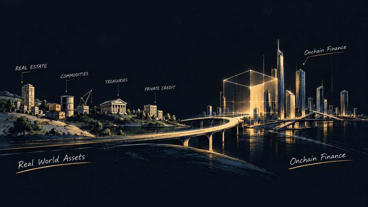 RwaSystem's tweet photo. Crypto has spent years building a new financial system. Now it’s time to bring the real economy into it. RWA is where these two worlds start to meet, and I think we’re still early.

Most of the world’s wealth has never been onchain. As tokenization matures, that value will start finding its way into crypto, opening up a much bigger market than crypto-native assets alone.

Over time, RWA could become a core part of how global finance works. The transition won’t happen overnight, but the direction is becoming harder to ignore.

At RWAOS, we believe the future of onchain finance is deeply connected to real-world value. RWA is more than a trend. It’s a shift worth building for.