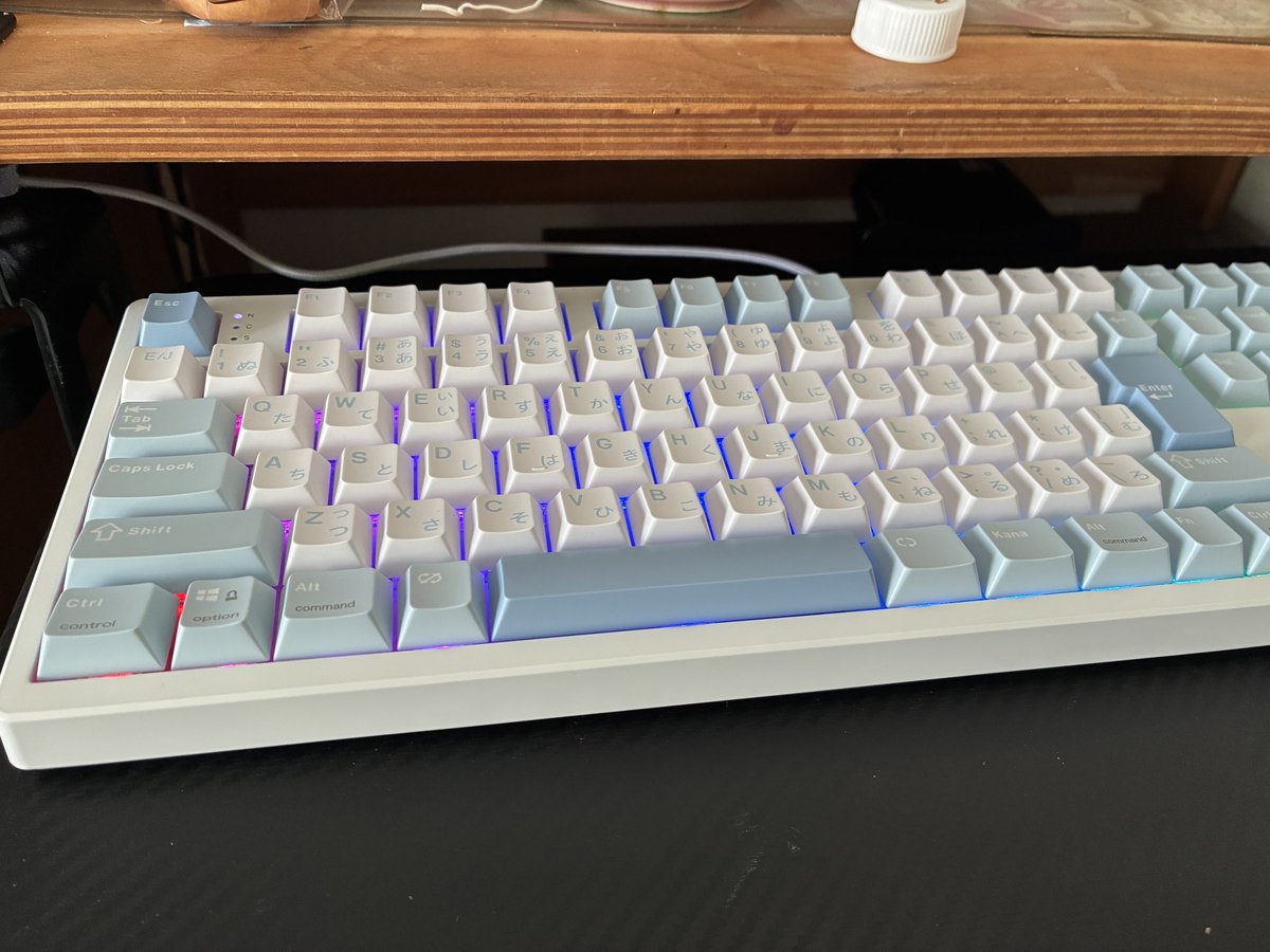 Lua_Yoshimyo's tweet photo. New Keyboard https://t.co/CvhuEhr5zp