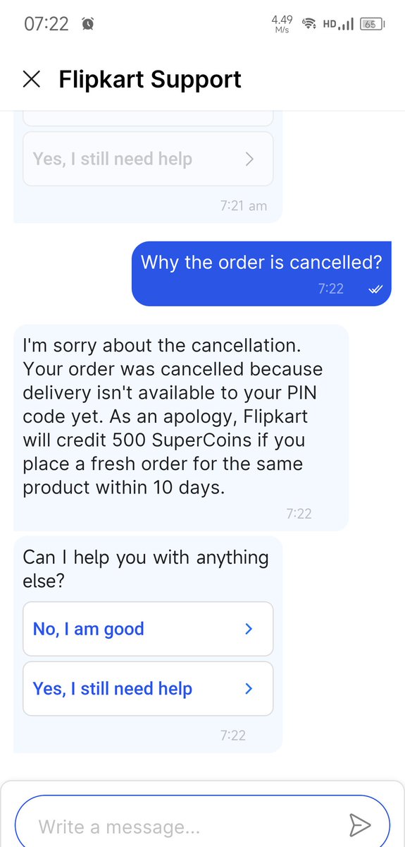 vinit3_'s tweet photo. @bumblebee_2026 @Flipkart @flipkartsupport I think the intention is not sell the product but use customer money for cash flow rotation purpose https://t.co/y8D1Bs5PJK