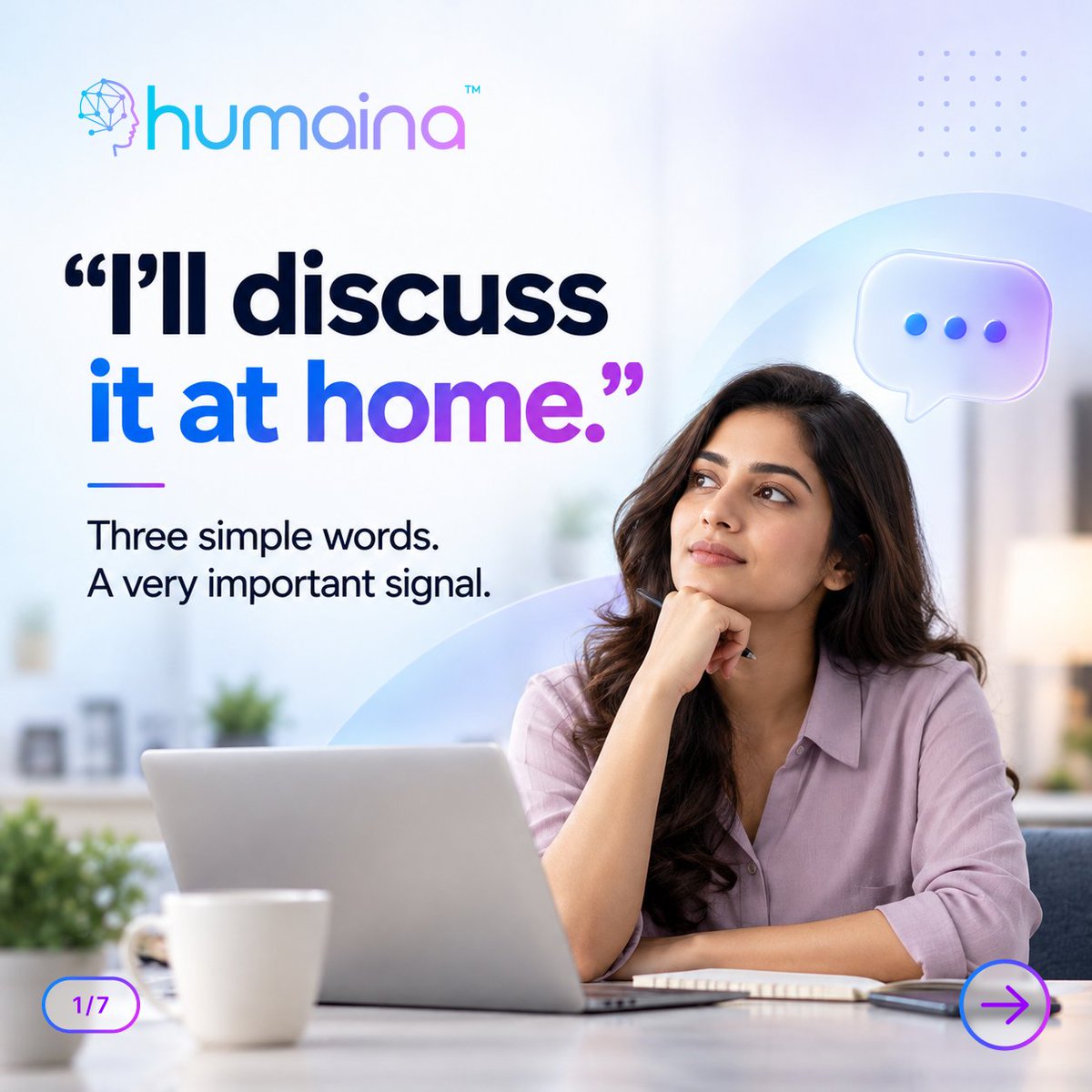 ipangram's tweet photo. 🏡 "I'll discuss it at home." 😅

But is it about 💰 affordability, 👫 family approval, 🏘️ comparing properties, or 🤔 uncertainty?

Same words. Different buying signals.

#RealEstateSales #PropTech #BuyingBehavior https://t.co/S3O2Fnw4rG