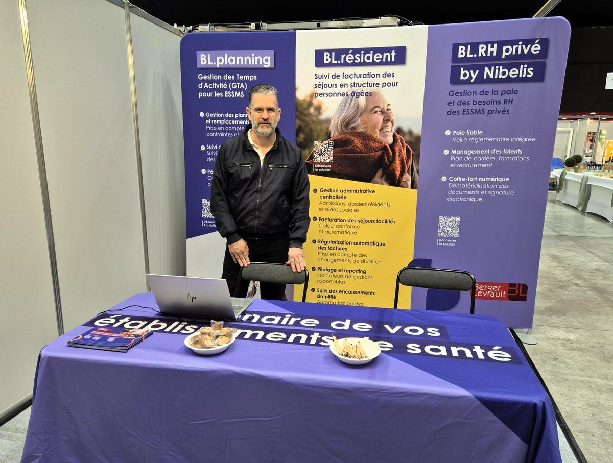 bergerlevrault's tweet photo. 📍 C’est aujourd’hui à Colmar ! Retrouvez Stéphane sur le stand @bergerlevrault au congrès #Age3 pour découvrir nos solutions dédiées aux ESSMS : BL.planning, BL.résident et BL.RH privé by Nibelis. 🤝

#ESSMS #EHPAD
@villecolmar https://t.co/UXPaXEUuDg
