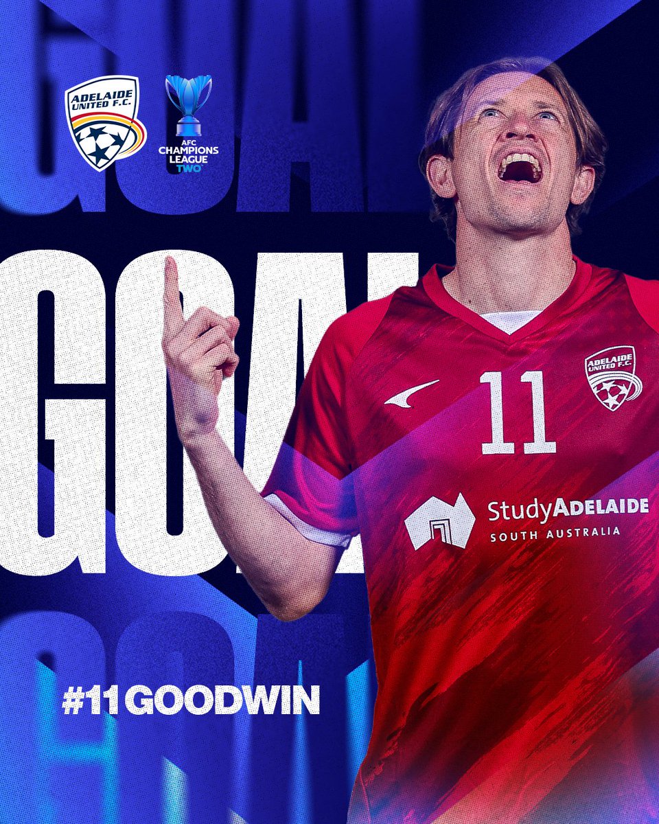 AdelaideUnited's tweet photo. YES SKIPPER!!!!

#BGPvADL | #ACLTwo | 🔵 1-1 ❤️ https://t.co/ISasB5F8Zi