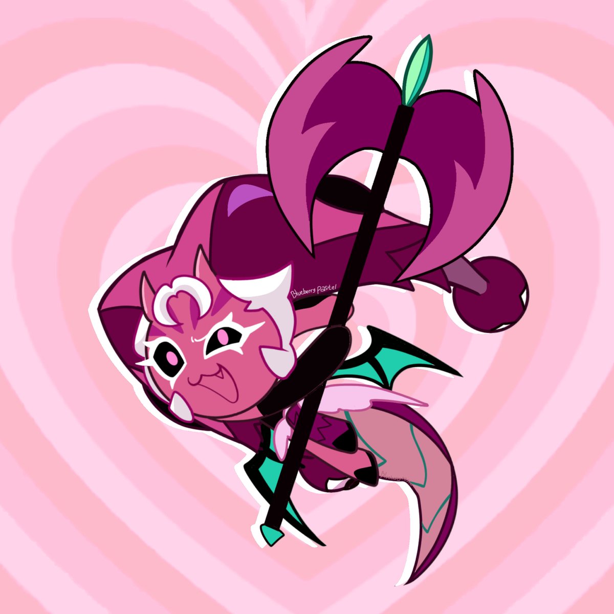 PastelBlue5678's tweet photo. Love this little fela🍒🍒
#LycheeDragonCookie #CookieRun #CRK #crkfanart https://t.co/uMWhCOuxoY