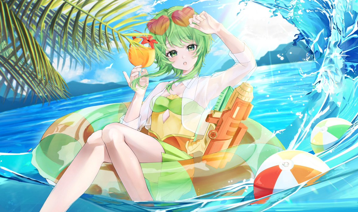 asiha_819's tweet photo. Summer Vacation ‼︎
#GUMI
#GUMIイラストコンテスト2027 https://t.co/S2I1Gwwcwu