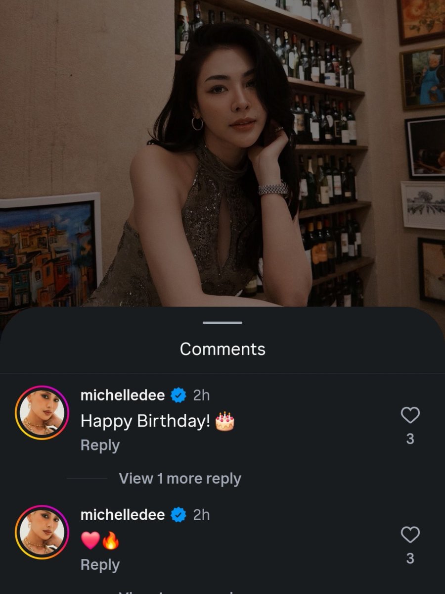 GLove_23's tweet photo. Wow, even Michelle Dee, Miss Universe Philippines 2023, greeted Faye a happy birthday! 🤭🥳🎂✨️ The birthday love keeps coming! 💖🫶
HBD FAYE PERAYA
#HappyFayeDay
#FayePeraya https://t.co/wRCBPRBuhD