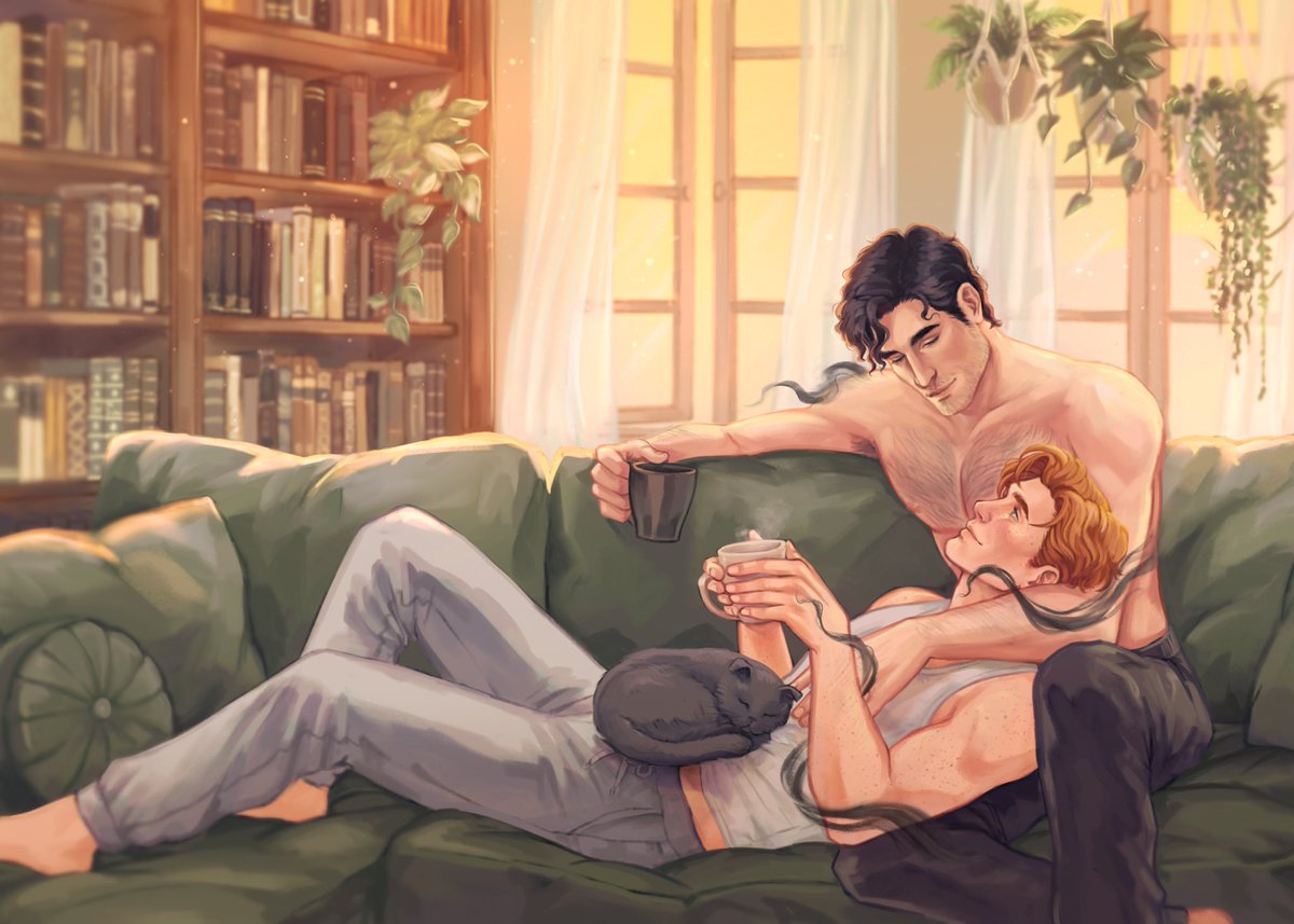 ChipPons's tweet photo. “There was a time where this . . . this fullness and vibrancy, felt impossible. But now, my life is tangled with the garden and the town itself. And with the freckled boy who owns the flower shop.”

Forever obsessed with this art by @noxarcanaart

📖: Dearly Departed by Chip Pons https://t.co/cHK39moDAP