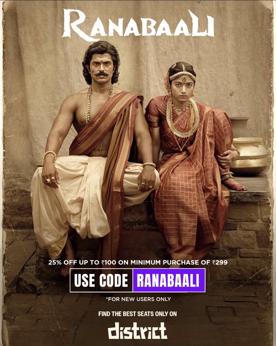 LetsXOtt's tweet photo. #Ranabaali TICKETS 🎟️ Giveaway 

- Drop your City here 
- Follow Us 

@District_SS  @TheDeverakonda https://t.co/wMvpickWcB