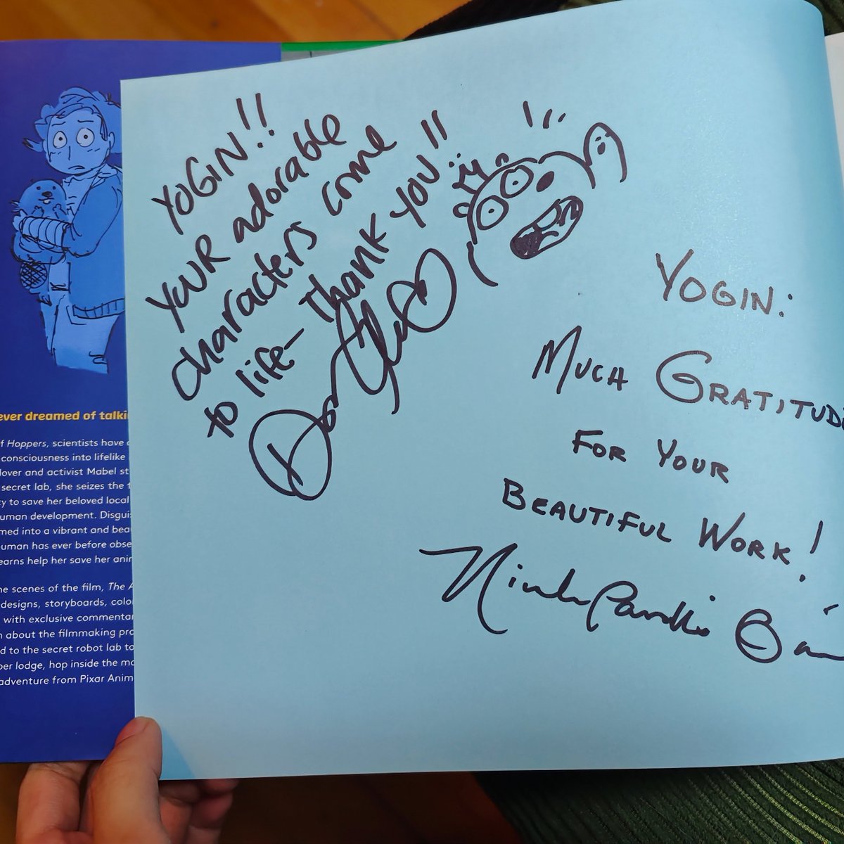 yoginnnnnn's tweet photo. lovely gift from Pixar🎁!
 gonna to take proper photos and post it again! https://t.co/J8Ew5pHt0v