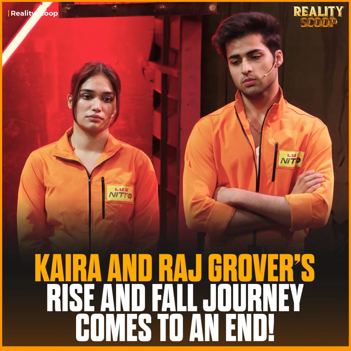 reality_scoop_'s tweet photo. Kaira and Raj Grover’s journey on Rise and Fall has officially come to an end as the duo gets eliminated from the show. Their exit has left fans with plenty to discuss!

#Kaira #RajGrover #RiseAndFall2 #Elimination #RealityScoop https://t.co/ilt88LJdKf