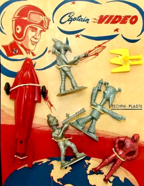 toys_retro's tweet photo. Captain Video Space Toys! 🚀👽 Who remembers these fantastic vintage sci-fi figures and rocket ships?
#CaptainVideo #VintageToys #SpaceToys #1950sToys #RetroSciFi https://t.co/Gp3OAnnSLw