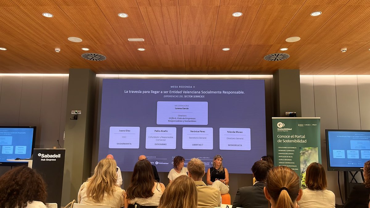 concoval's tweet photo. 🌱 La sostenibilidad como parte esencial de las organizaciones y de su capacidad para generar valor a largo plazo.

Esta ha sido una de las principales reflexiones de la III Jornada Encuentro Anual de Entidades Valencianas Socialmente Responsables, organizada por la Oficina de Sostenibilidad de Cámara Valencia en colaboración con la Generalitat Valenciana.

El encuentro ha permitido conocer las novedades del Registro de Entidades Valencianas Socialmente Responsables (Registro SIR) y compartir experiencias y buenas prácticas para avanzar en sostenibilidad, transparencia y mejora continua.

A través de las distintas mesas sectoriales, organizaciones de los ámbitos industrial, de servicios, del tercer sector y asociativo han compartido experiencias reales sobre cómo integrar la sostenibilidad en su gestión.

🤝 Desde Concoval hemos asistido a esta jornada de aprendizaje e intercambio, un espacio para seguir avanzando hacia organizaciones más responsables, transparentes y sostenibles.

#Cooperativismo #Cooperativas #EconomíaSocial #Sostenibilidad #ResponsabilidadSocial #RegistroSIR