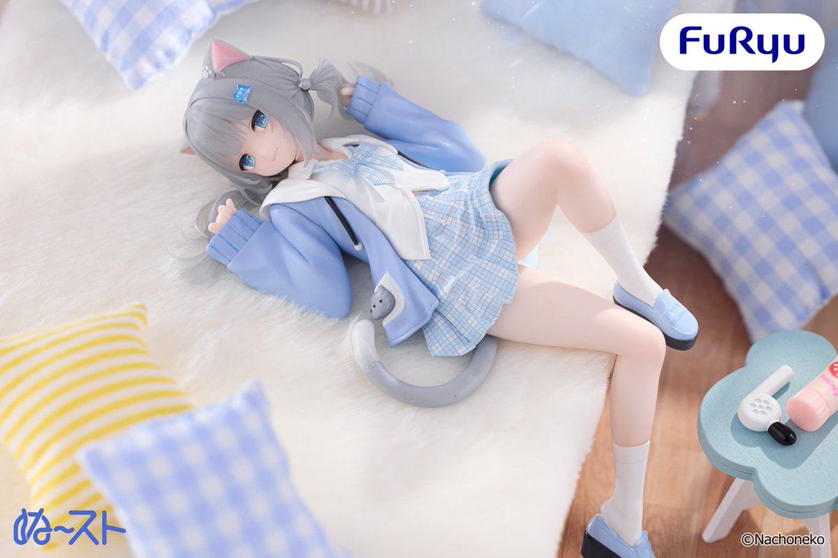 FURYU_prize's tweet photo. ＼フリュープライズ新着情報／

10月下旬から順次展開スタート️🐈💙

#Nachoneko💤
ぬーどるストッパーフィギュアーNachonekoー

サイズや取扱店舗など、詳しくはスレッドからチェックしてね✅️
あとで情報を見たい人はブックマークをお忘れなく🔖

📢フリュープライズ・ぬーストの情報は、本アカウントで続々と公開中です！

@amsrntk3