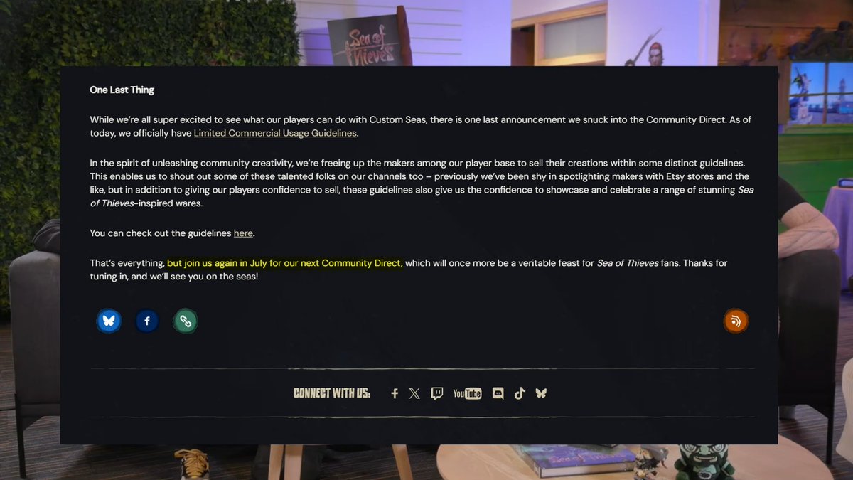 _GhostAdmiral's tweet photo. I know Rare has faced serious external challenges this year, but the fact that the #SeaOfThieves Community Direct is now 3 months late, with no official statement, seriously needs to be addressed. It’s a vital chance to provide clarity, and the community deserves answers. https://t.co/xtlEQGEKDQ
