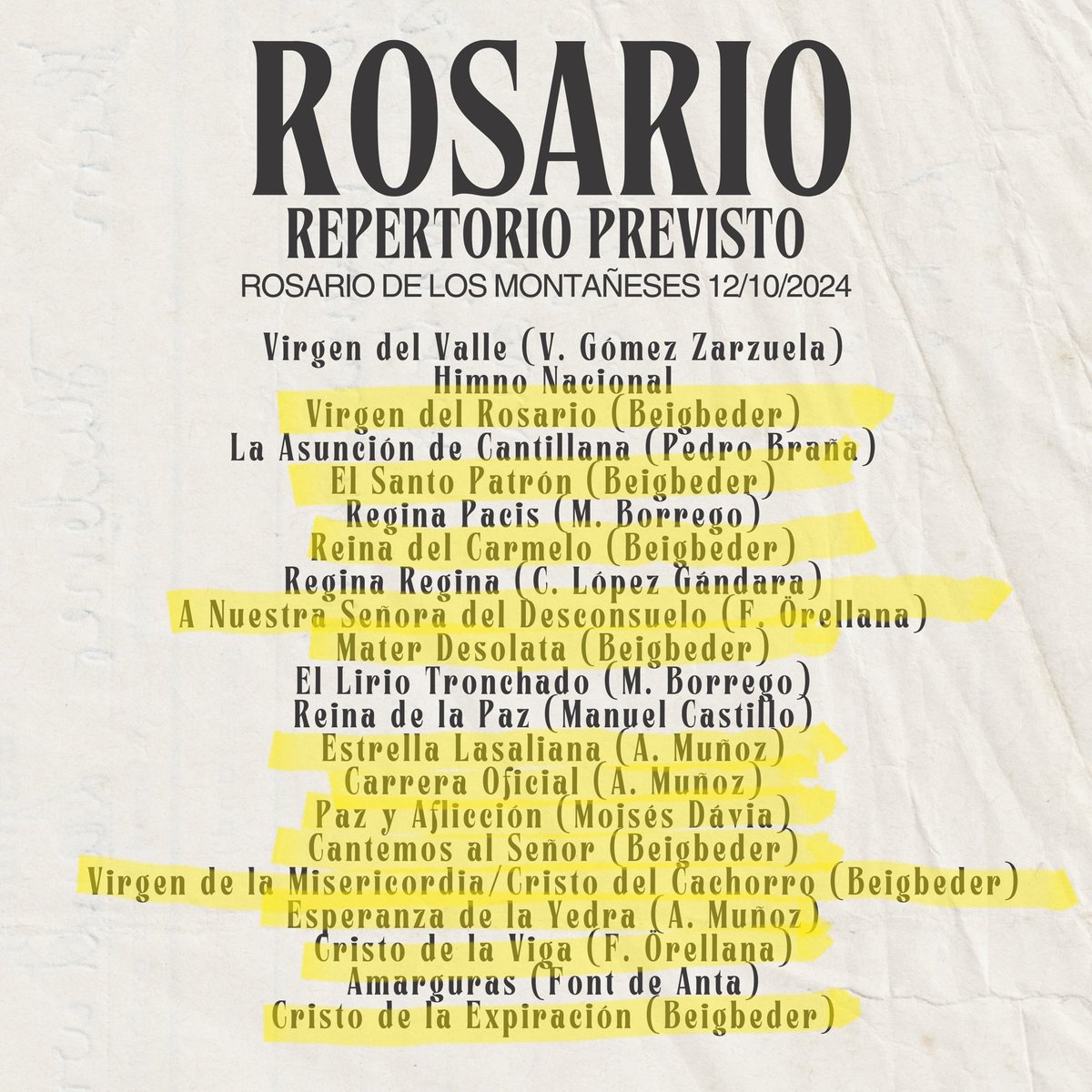 elpatero_'s tweet photo. El patero dice:

que repertorios aquellos donde Beigbeder, Orellana y grandes marchas jerezanas, algunas olvidadas que volvían a sonar décadas después, eran las protagonistas del repertorio. Que fácil es pasar de un repertorio diferente que roza la excelencia a un repertorio más. https://t.co/qQS7P1dlXS