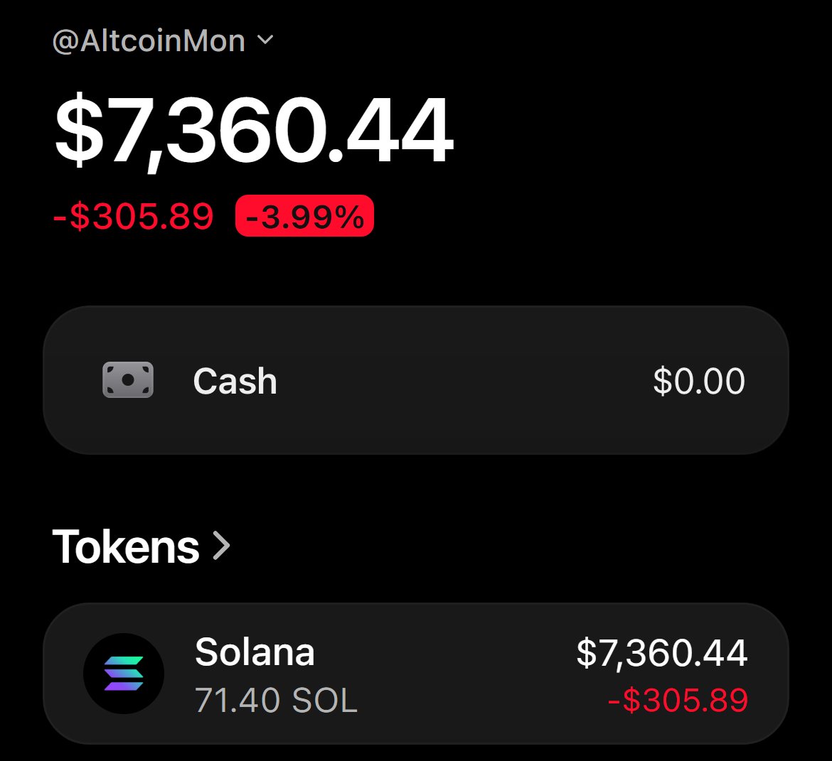 AltcoinMon's tweet photo. what's your solana address? https://t.co/Pg9bxOZwwR