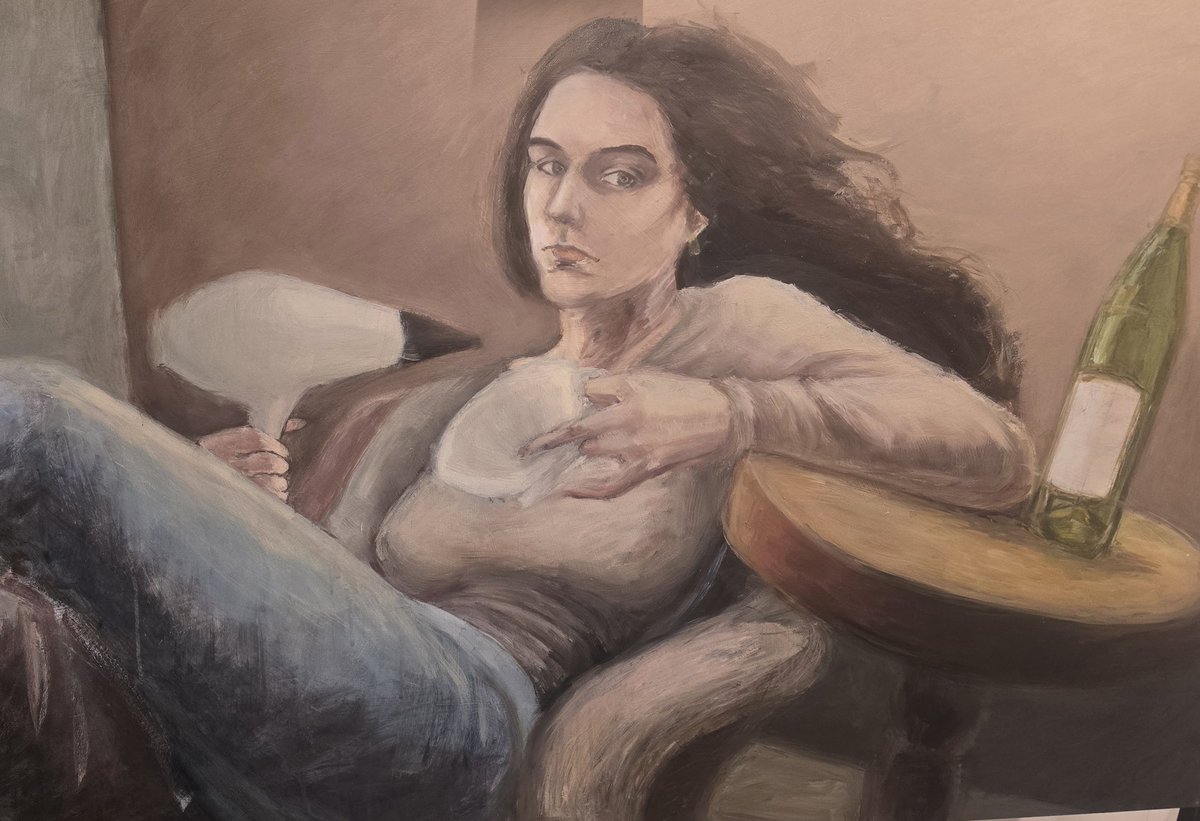 Millshyy_'s tweet photo. I'm continuing to work on my oil painting, this is my first really big painting, 120 cm in size

#WIP
#Painting
#Process
#Oil https://t.co/NrPZq2Y4TL
