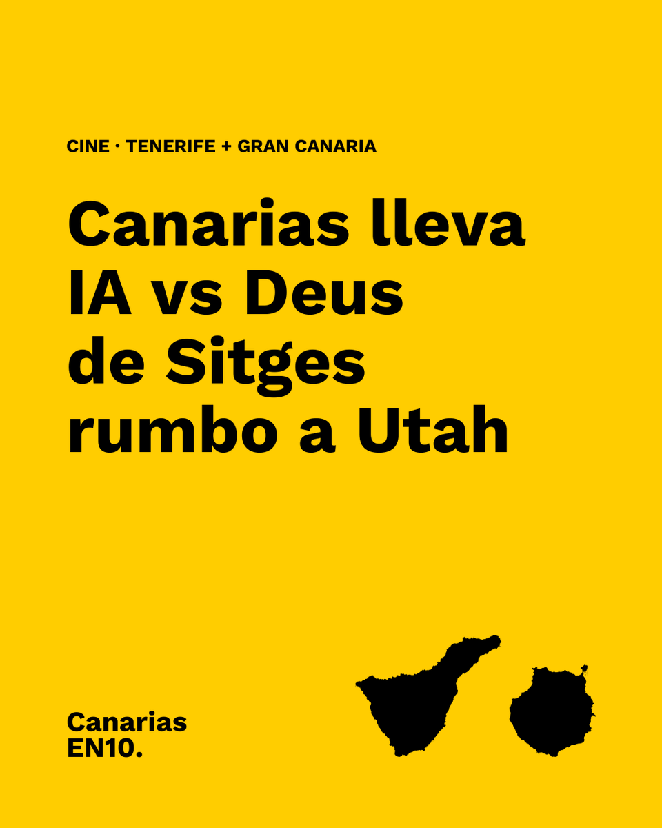 canariasen10's tweet photo. «IA vs Deus», producido entre #GranCanaria y #Tenerife, se estrenó en Sitges y fue seleccionado entre más de 1.900 cortos para FilmQuest, en Utah. La animación canaria cruza IA y terror de Lovecraft. Fuente: Proexca. https://t.co/QBefuHDNF0