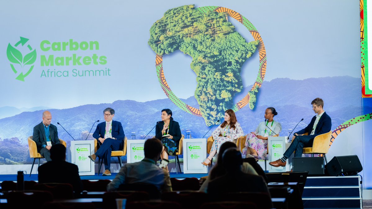 GreenFundRw's tweet photo. Yesterday, Our CEO Teddy Mugabo joined the Carbon Markets Africa Summit panel, “What Are Investors Actually Funding and Why?”

She highlighted a critical financing gap that developers need funding to prepare credible carbon projects, while investors often wait until those projects are ready for investment.

Bridging that gap requires patient capital, strong project preparation and shared risk across public funds, development partners, developers and investors.

“If we want more investable African carbon projects, someone must invest in making them investable.”

#greenrwanda🇷🇼🌿 #investinrwanda