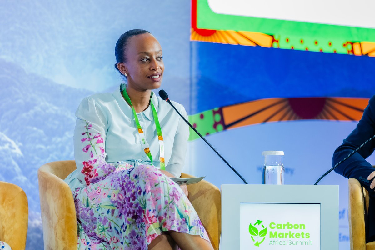 GreenFundRw's tweet photo. Yesterday, Our CEO Teddy Mugabo joined the Carbon Markets Africa Summit panel, “What Are Investors Actually Funding and Why?”

She highlighted a critical financing gap that developers need funding to prepare credible carbon projects, while investors often wait until those projects are ready for investment.

Bridging that gap requires patient capital, strong project preparation and shared risk across public funds, development partners, developers and investors.

“If we want more investable African carbon projects, someone must invest in making them investable.”

#greenrwanda🇷🇼🌿 #investinrwanda