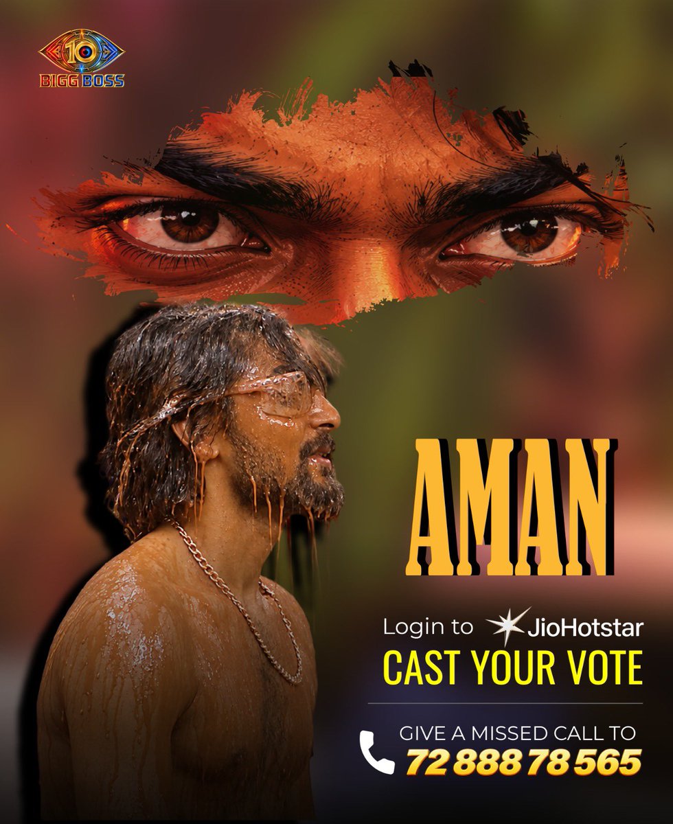 amanmasud_actor's tweet photo. Ready for every battle. Prepared for every challenge. Determined to rise above it all

Please Vote for Aman

📲 JioHotstar
📞 72 888 78 565

Tune out the noise. Turn up the support

#AmanMasud #BiggBossTelugu10 https://t.co/yGyCUljCr0