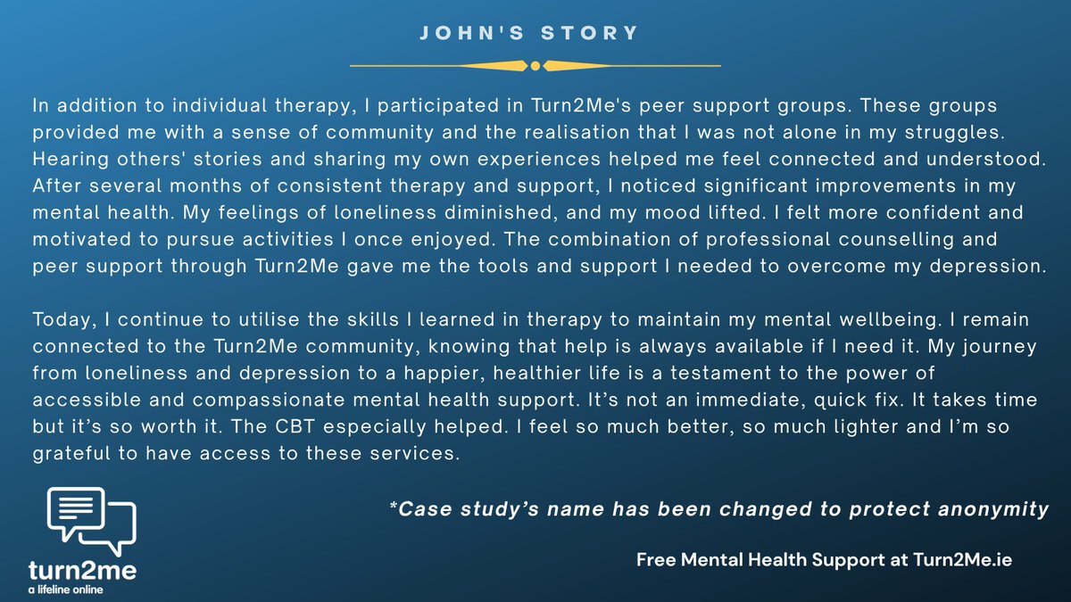Turn2me's tweet photo. Lived experience brings real expertise. On #LivedExperienceAwarenessDay, we
honour everyone who uses their journey to shape better mental health
supports.

Free mental Health Support at https://t.co/TZ16yFIxsC
#LivedExperience #YourMentalHealth #alifelineonline #Turn2Me
@HSELive https://t.co/wZFzHzgjvC