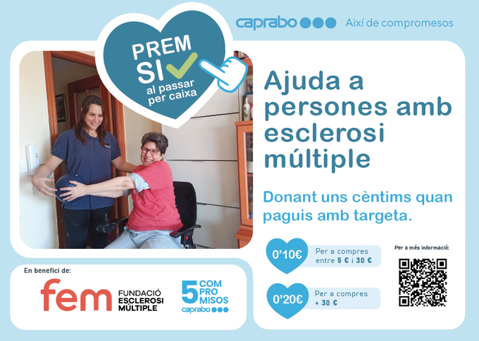 caprabo's tweet photo. El passat mes de setembre, gràcies a la teva col·laboració amb la iniciativa #CèntimsSolidaris, vam recollir un total de 101.744 donacions i 13.904,70€ per a la Fundació Esclerosi Múltiple (@FundacioEM). Gràcies pel teu suport! 💙 https://t.co/3w1tjpn5uf