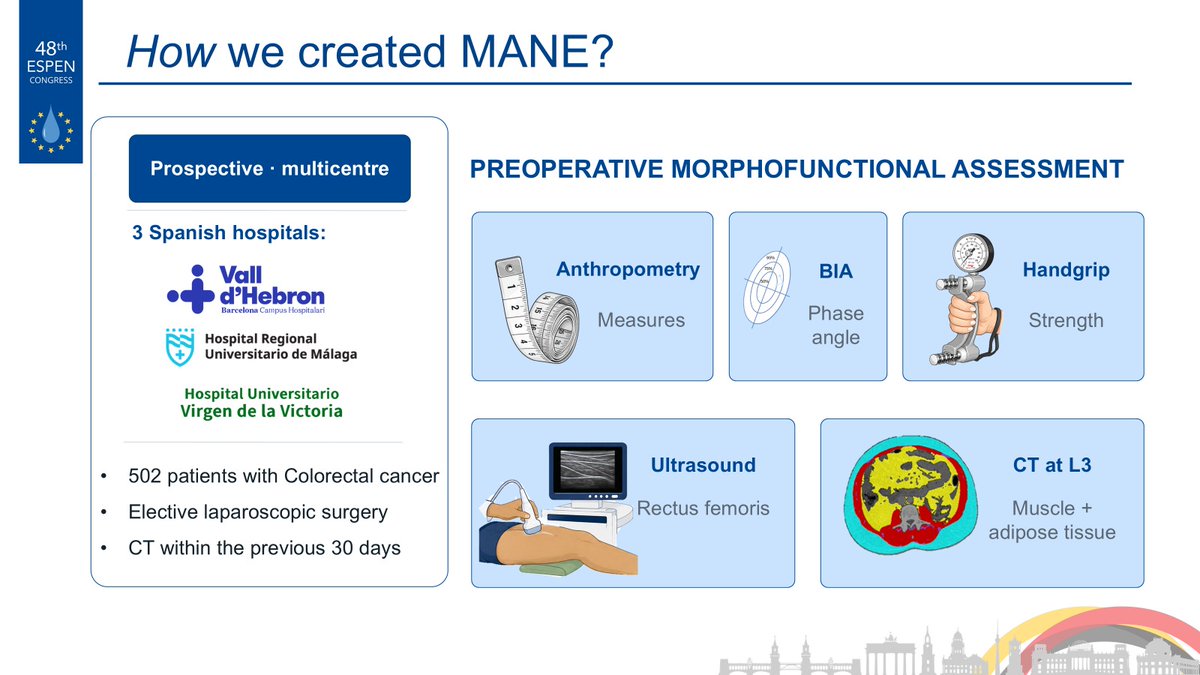 Dra_Palmas's tweet photo. In 502 patients with colorectal cancer, greater MANE severity was associated with a worse morphofunctional profile across bioimpedance, ultrasound, handgrip strength and CT. This supports the biological plausibility of MANE.
#MANE #ClinicalNutrition https://t.co/wuCpgI9Jcq
