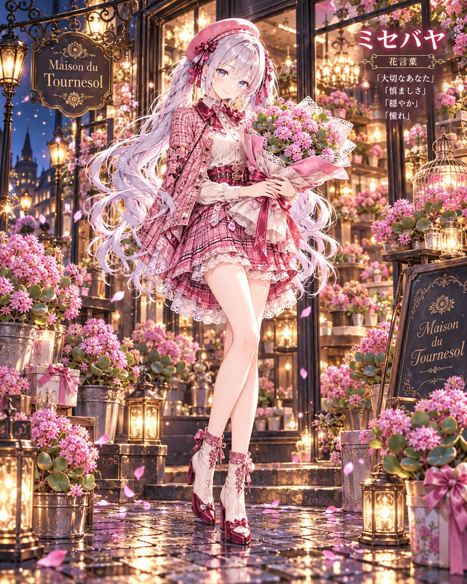 kotone_aicheer's tweet photo. こんばんは！ 

ミセバヤファッションの1番人気はセレブカジュアルコーデでした🌺

「Maison du Tournesol」より皆さんに花束をお届けします！

素敵な夜の時間をお過ごしくださいね。
おやすみなさい💖

#誕生花ファッション
#フラワーショップ琴音 https://t.co/cD307JZotp