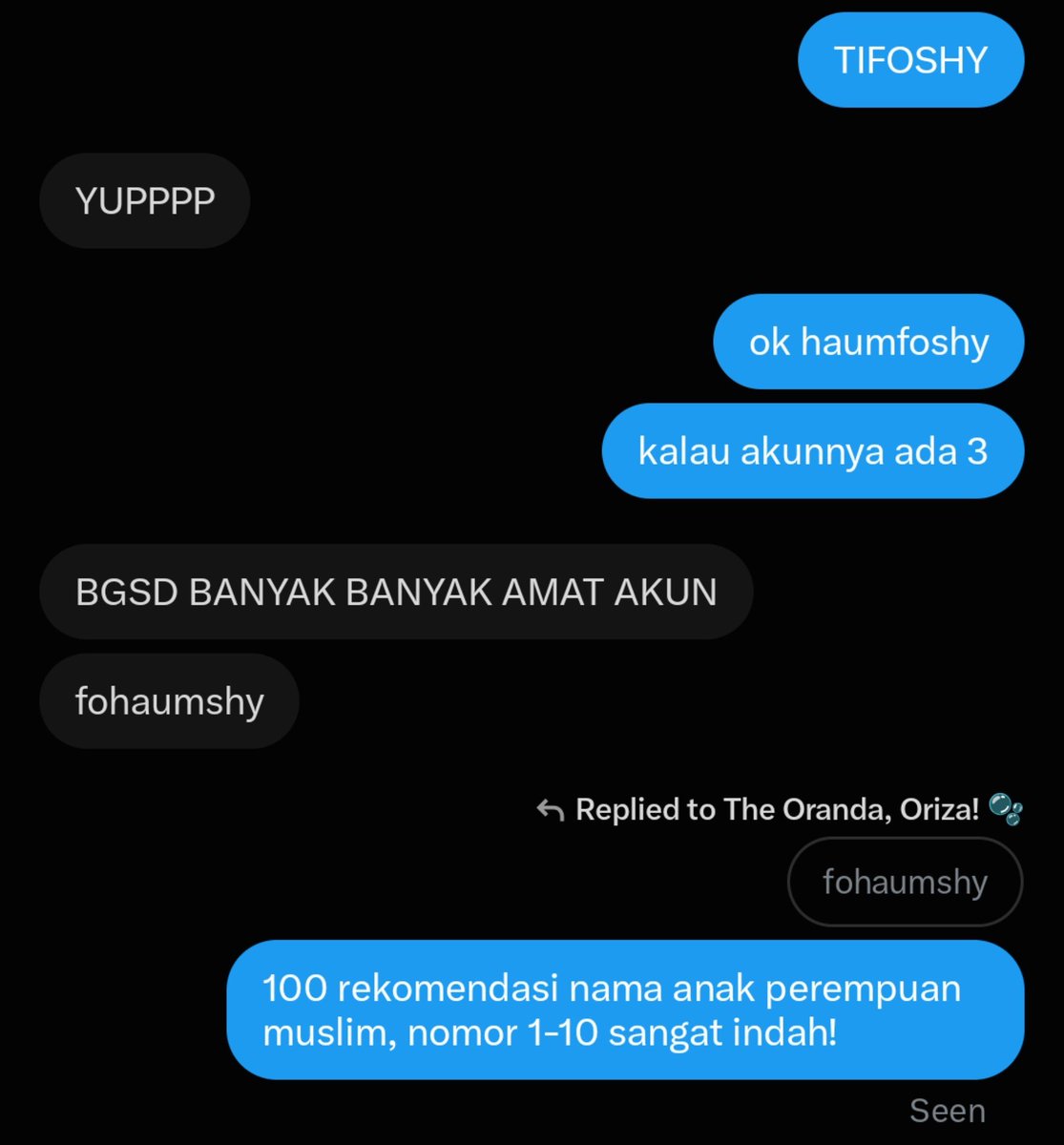 foshyhaum's tweet photo. BOLEH KOK 😭 https://t.co/tJ1jJhEvCx